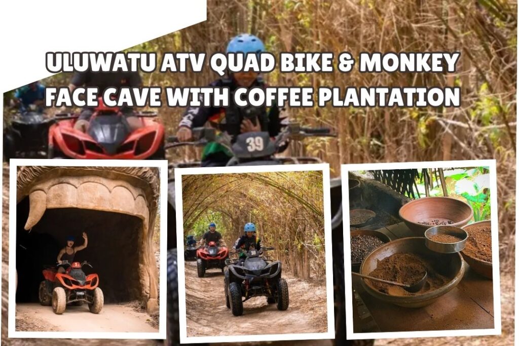 Uluwatu ATV Quad Bike & Monkey Face Cave with Coffee Plantation